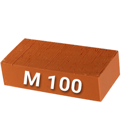Кирпич красный М100